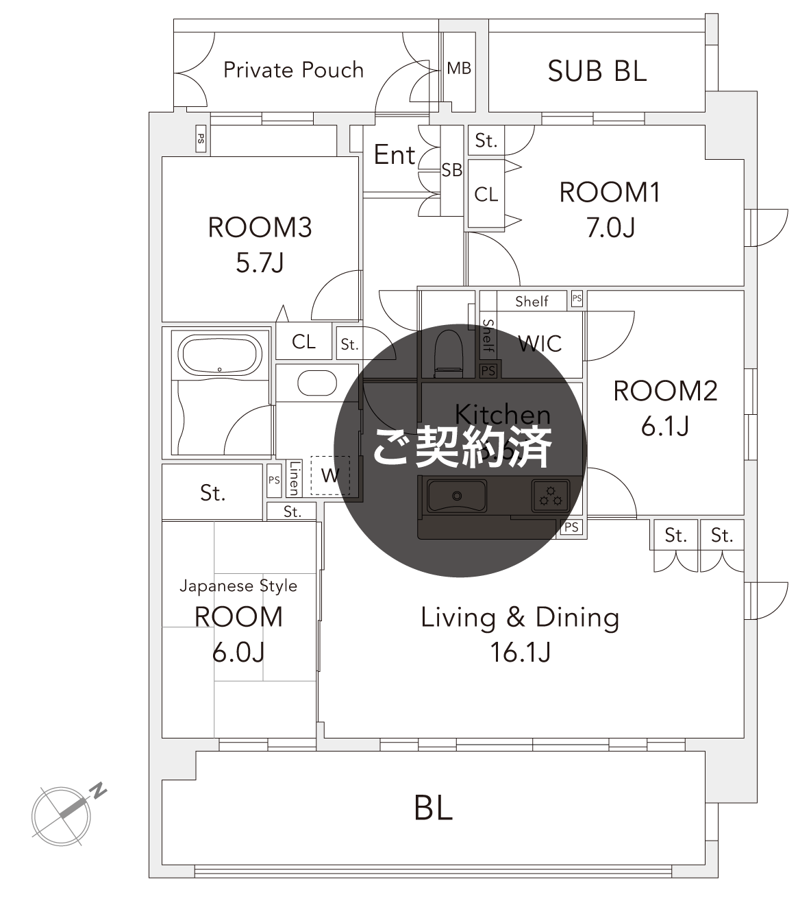 区画図